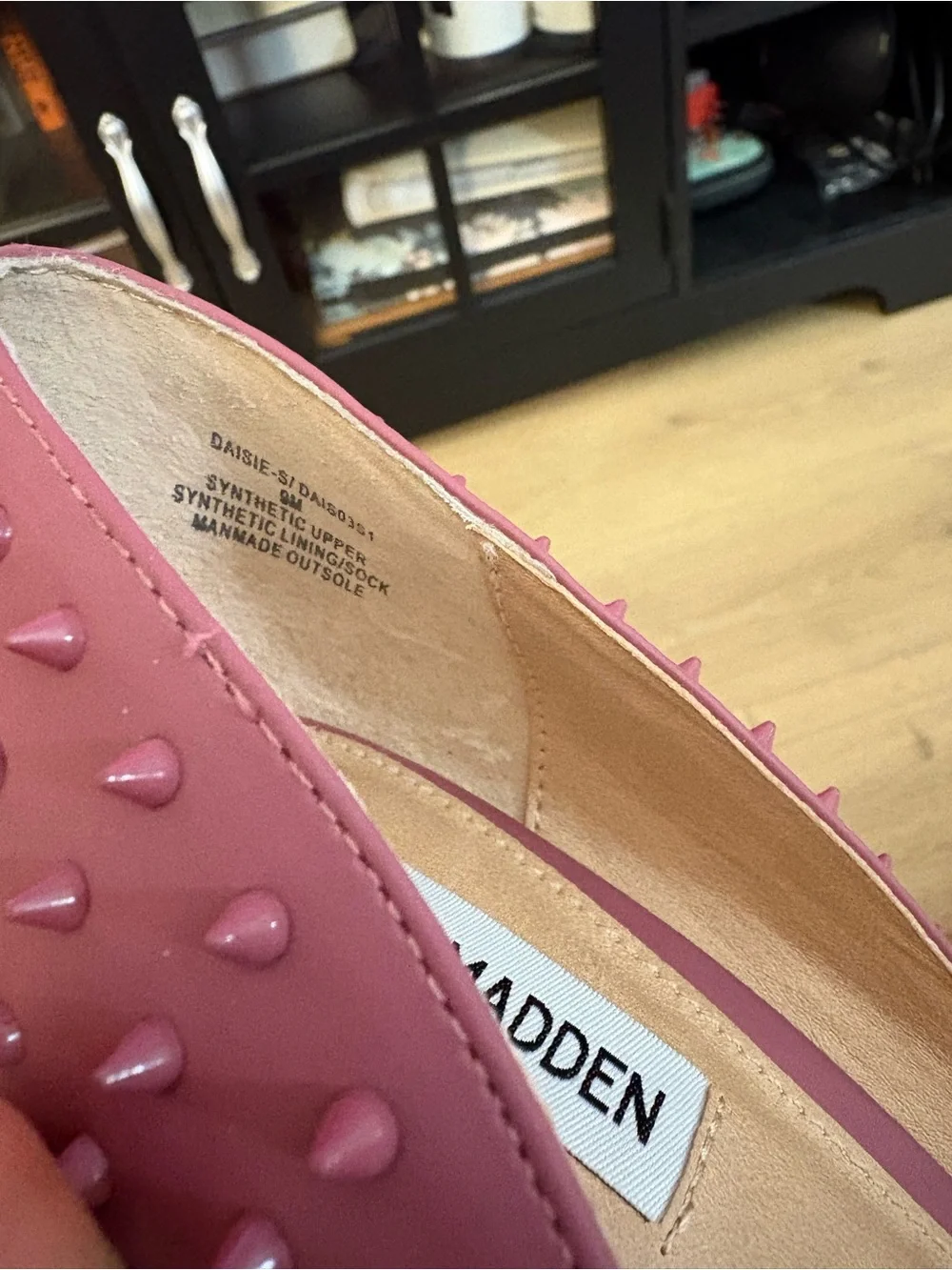 Steve Madden Dusty Rose Studded Pointed-Toe Pumps